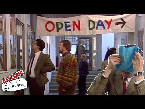 An Open Day, Leaves Bean Open To Trouble | Mr Bean Funny Clips | Classic Mr Bean