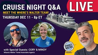 Cruise Night LIVE | Meet the Team! | Thurs. Dec 11, 8p ET