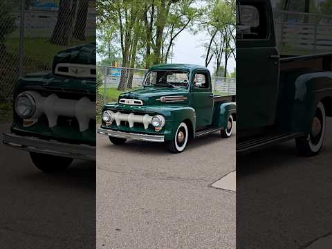Thumbnail for 1952 Ford F1 Classic Pickup Truck Drive By Engine Sound The Barn Car Show 2025 by 1952 Ford