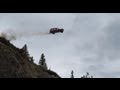 Ford Explorer launched off a 300' cliff