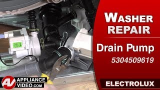 Electrolux Washer: Error Code 21 — Water Not Draining — Drain Pump Repair and Diagnostic