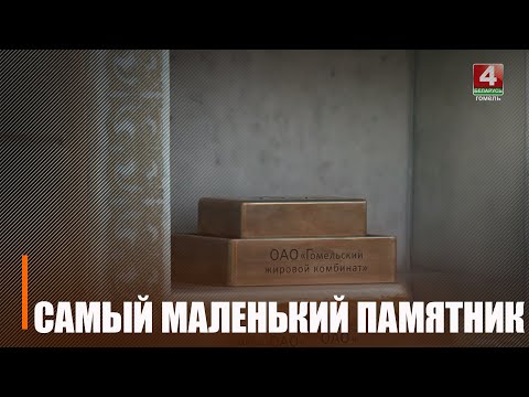 Самый маленький памятник в Беларуси установили в Гомеле видео