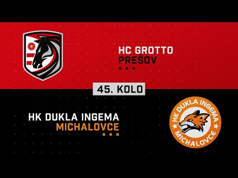 45.kolo HC Grotto Prešov - HK Dukla INGEMA Michalovce HIGHLIGHTS