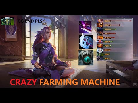 BSJ crazy farming machine antimage unstoppable late game !