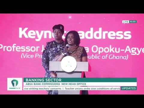 Veep Opoku-Agyemang Urges Absa to Expand Financing for Women & Young Entrepreneurs