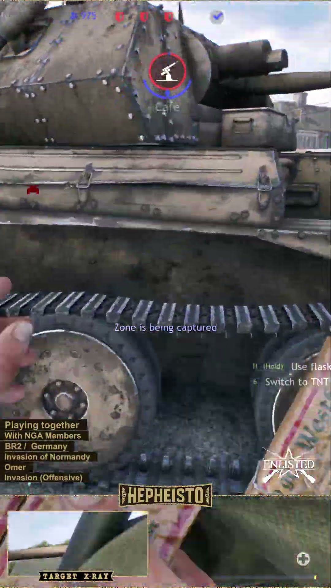 Radio operator eliminates Tank A13 Mk II with TNT Charge