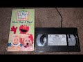 Closing To Elmo S World Babies Dogs More 2000 VHS