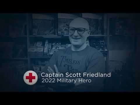 2022 Red Cross Class of Heroes: Captain Scott Friedland of Chicago is the Military Hero