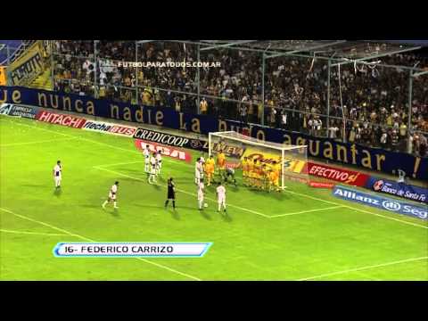 Gol de Carrizo. Central 2 Crucero 1. Fecha 31. B Nacional.Fútbol Para Todos