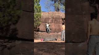 Video thumbnail: Nubes negras, 6b+. Albarracín