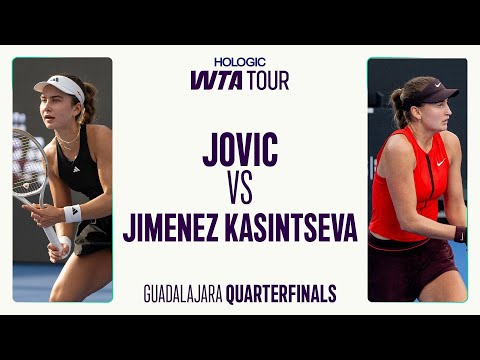 Iva Jovic vs. Victoria Jimenez Kasintseva | 2025 Guadalajara Quarterfinals | WTA Match Highlights
