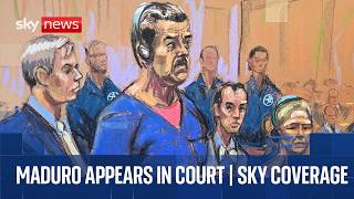 Handcuffed Maduro taken to New York court | Sky News coverage & analysis