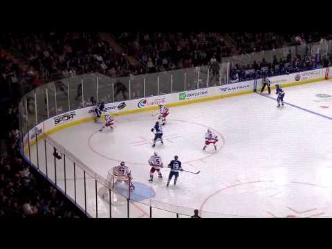 Leafs @ Rangers - Joffrey Lupul Scores - 111205