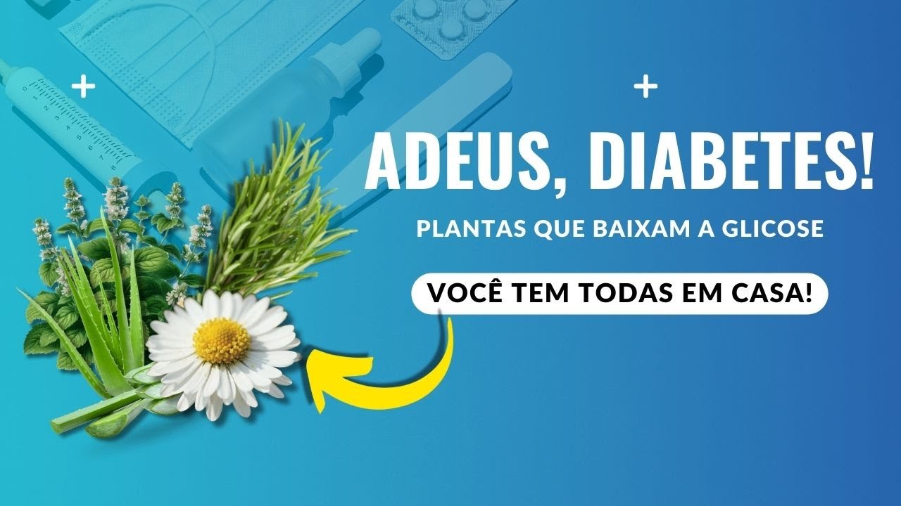 5 PLANTAS para ELIMINAR A DIABETES - A 5ª VAI TE SURPREENDER!