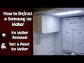 Samsung Ice Maker Forced Defrost How To Fix And Thaw A Samsung Ice Maker That S Frozen Up