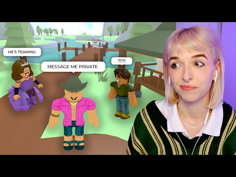 teaming in ROBLOX TOTAL DRAMA ISLAND