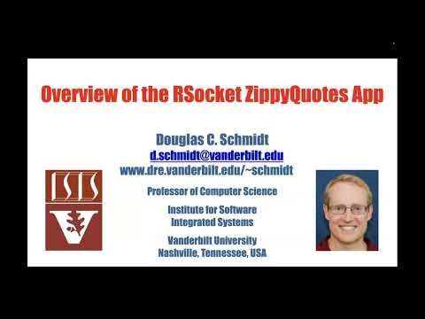 Overview of the RSocket ZippyQuotes App