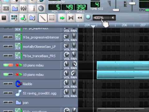 LMMS Tutorial: MTTC 6 stereo Split with delay