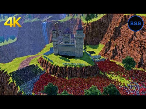 Spartans Lay Siege to Gondor Castle - Ultimate Epic Battle Simulator UEBS 4K