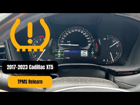 2017-2022 Cadillac XT5 TPMS Reset