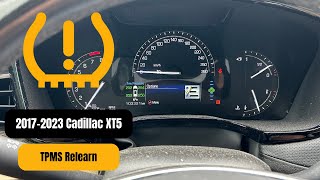 2017-2022 Cadillac XT5 TPMS Reset