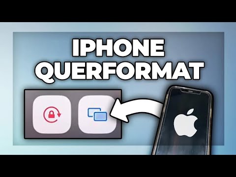 iPhone Querformat einstellen - Ausrichtungssperre Tutorial