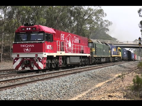 Trackside: Four Freights at Seymour- 8/1/20