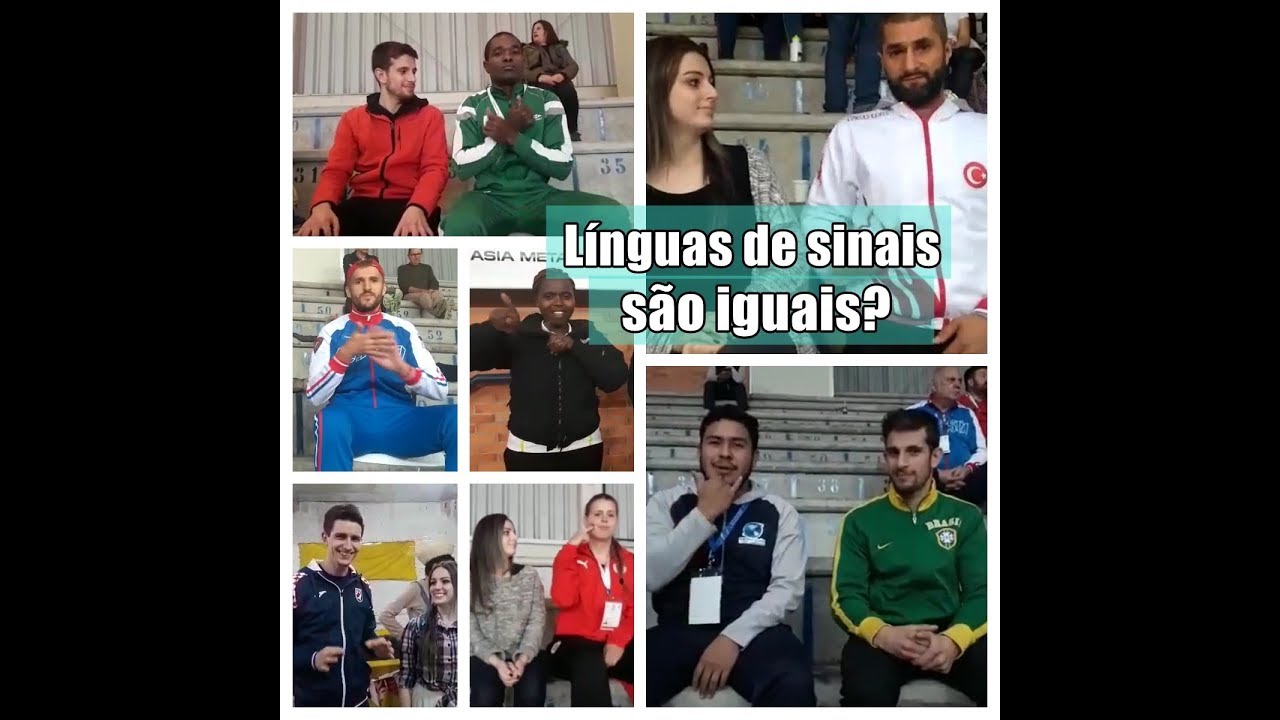 Vamos conhecer línguas de sinais diferentes
