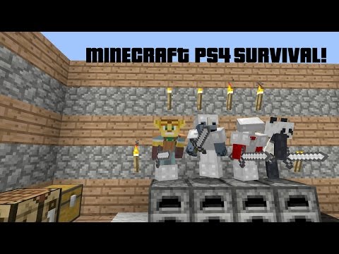 Minecraft PS4 Survival | #5 "Squid Hunting!"