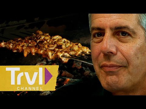 Famous Kebabs & Dishes Fit for an Unusual Feast | Anthony Bourdain: No Reservations | Travel Channel