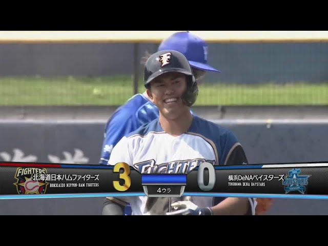 【ファーム】ファイターズ・今川が追加点のタイムリー2ベースヒット!! 2021/7/12 F-DB(ファーム)