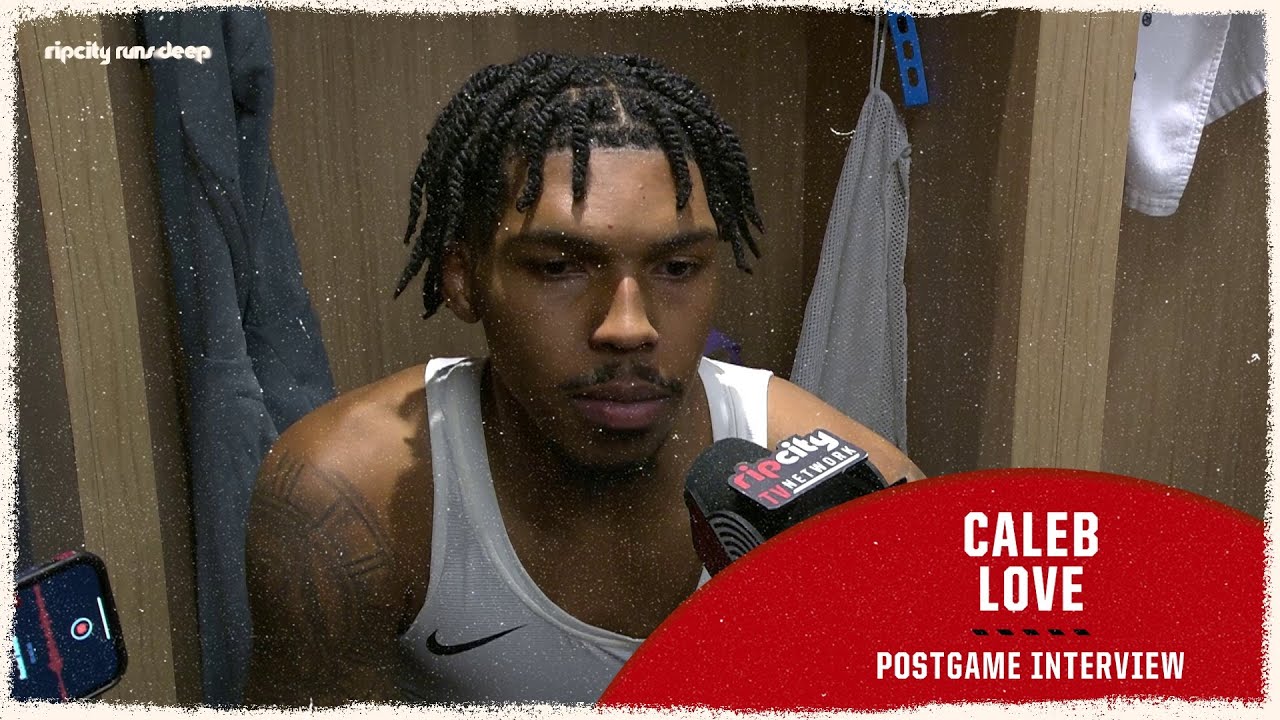 Caleb Love Postgame Media Availability | at Cleveland Cavaliers | December 3rd, 2025