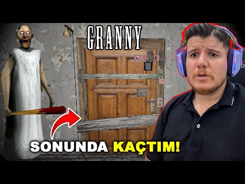 SONUNDA BİTTİ ! GRANNY EXTREME MODDA PSİKOPAT NENENİN EVİNDEN KAÇTIM !