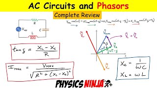 Simple AC Circuits, Series RLC Circuits, and Phasors - Complete Review