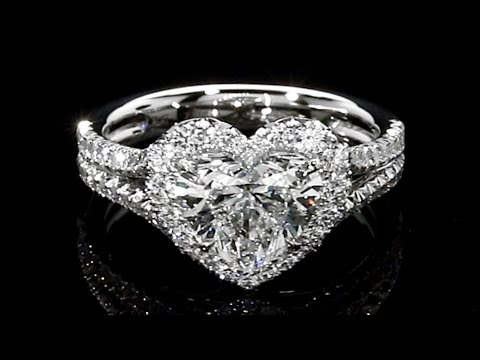 Hamra Jewelers Heart Shaped Diamond Ring