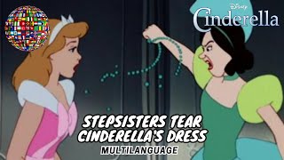Cinderella (1950) | The Step-Sisters Tear Up Cinderella’s Dress (One-line Multilanguage) [HD]