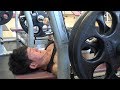 【Chest Day】ベンチプレスすると顎の絞りの甘さがわかる