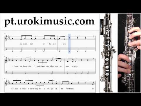 Aulas de Oboé Justin Bieber - Sorry Curso Aprender Parte#2 um-i372