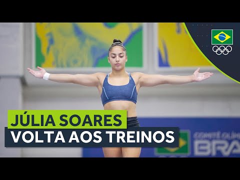 Julia Soares, medalhista olímpica de ginástica artística, se torna inspiração para a nova geração