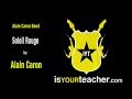 Learn bass with Alain Caron - Soleil Rouge