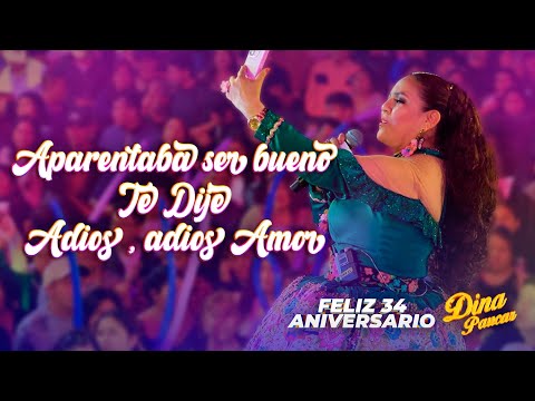 DINA PAUCAR - APARENTABAS SER BUENO, TE DIJE, ADIÓS ADIÓS AMOR (EN VIVO)