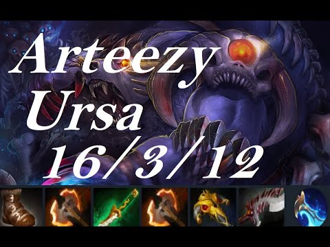 Arteezy Ursa - Rampage, tip to Winter Wyvern - EG vs Midas game2 - BTS Pro - dota2
