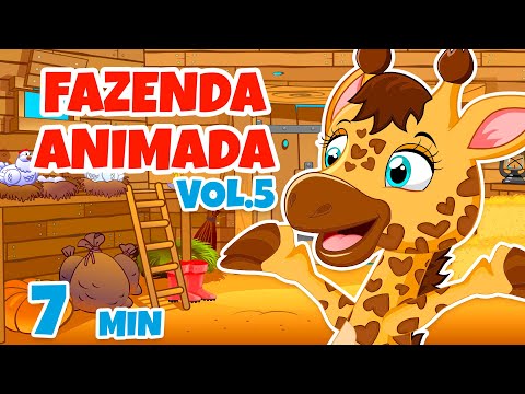 Fazenda Animada da Giramille Vol. 5 - Giramille 7 min | Desenho Animado Musical