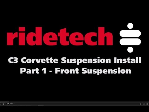 RideTech C3 (1968-79) Corvette Part 1 Front suspension Installation