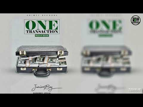 AUDIO!: Junior Boy - One Transaction (Prod. By Rexxie)
