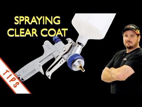 How To Spray Clear Coat on Car - Eastwood Mustang...