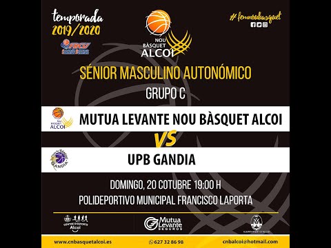 PARTIDO SENIOR MASCULINO AUTONÓMICO ENTRE MUTUA LEVANTE NOU BÀSQUET ALCOI VS UPB GANDIA