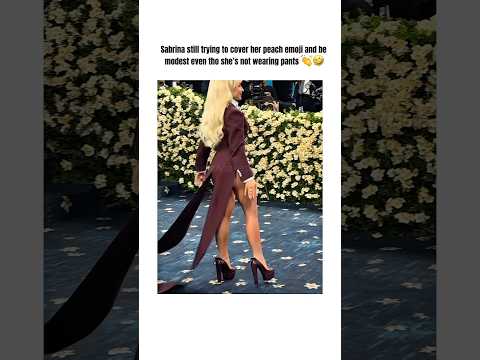 Sabrina was a modest queen at the Met Gala ✨ #sabrinacarpenter #music