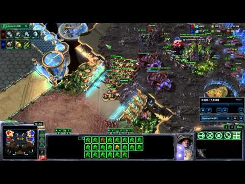 Sc2 (24) tvz: 1 rax fe with walls, no bunker