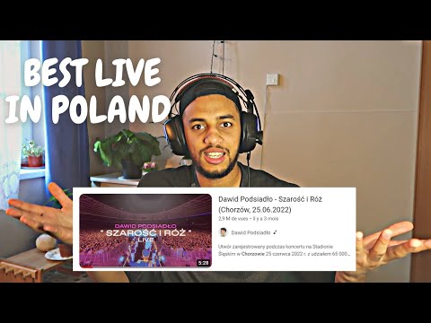 Dawid Podsiadło - Szarość i Róż REAKCJA ! BEST LIVE !!! (Chorzów, 25.06.2022)